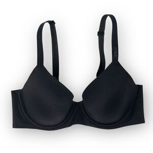 Aerie Smoothez Black Microfiber Full Coverage Bra Underwire Women’s Size 32C